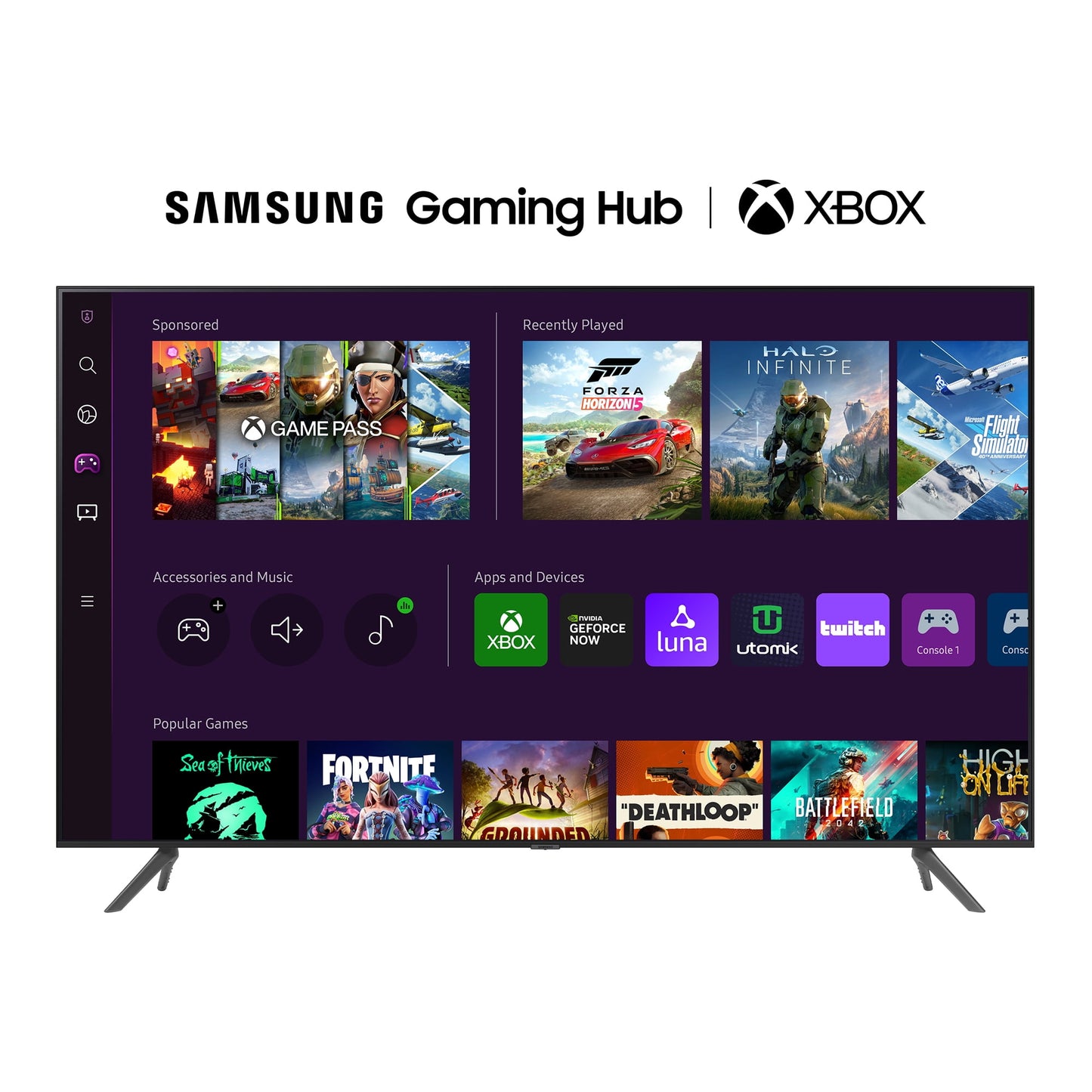 SAMSUNG 55 Class CU7000B Crystal UHD 4K Smart Television UN55CU7000BXZA